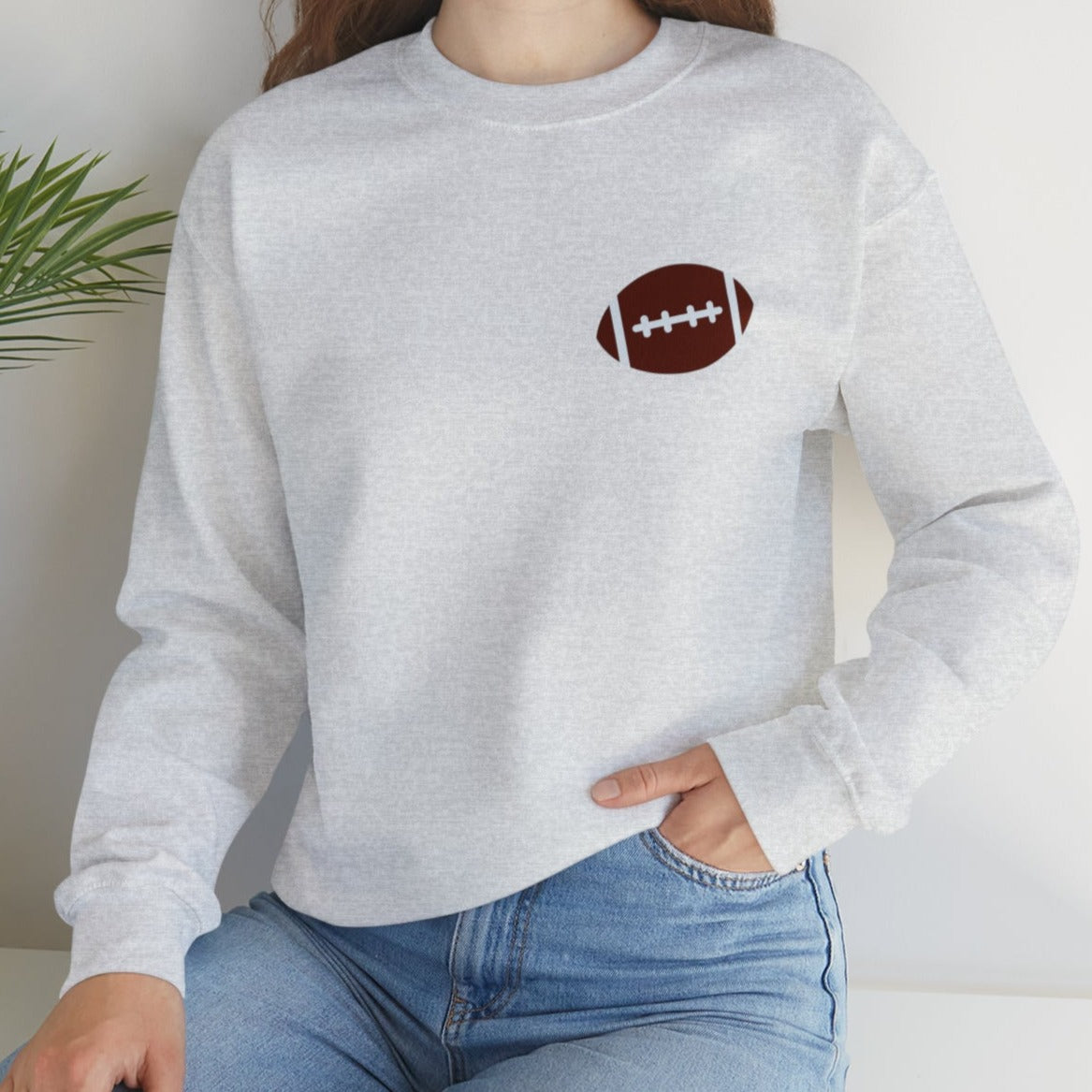 Football Mom Adult Sweatshirt