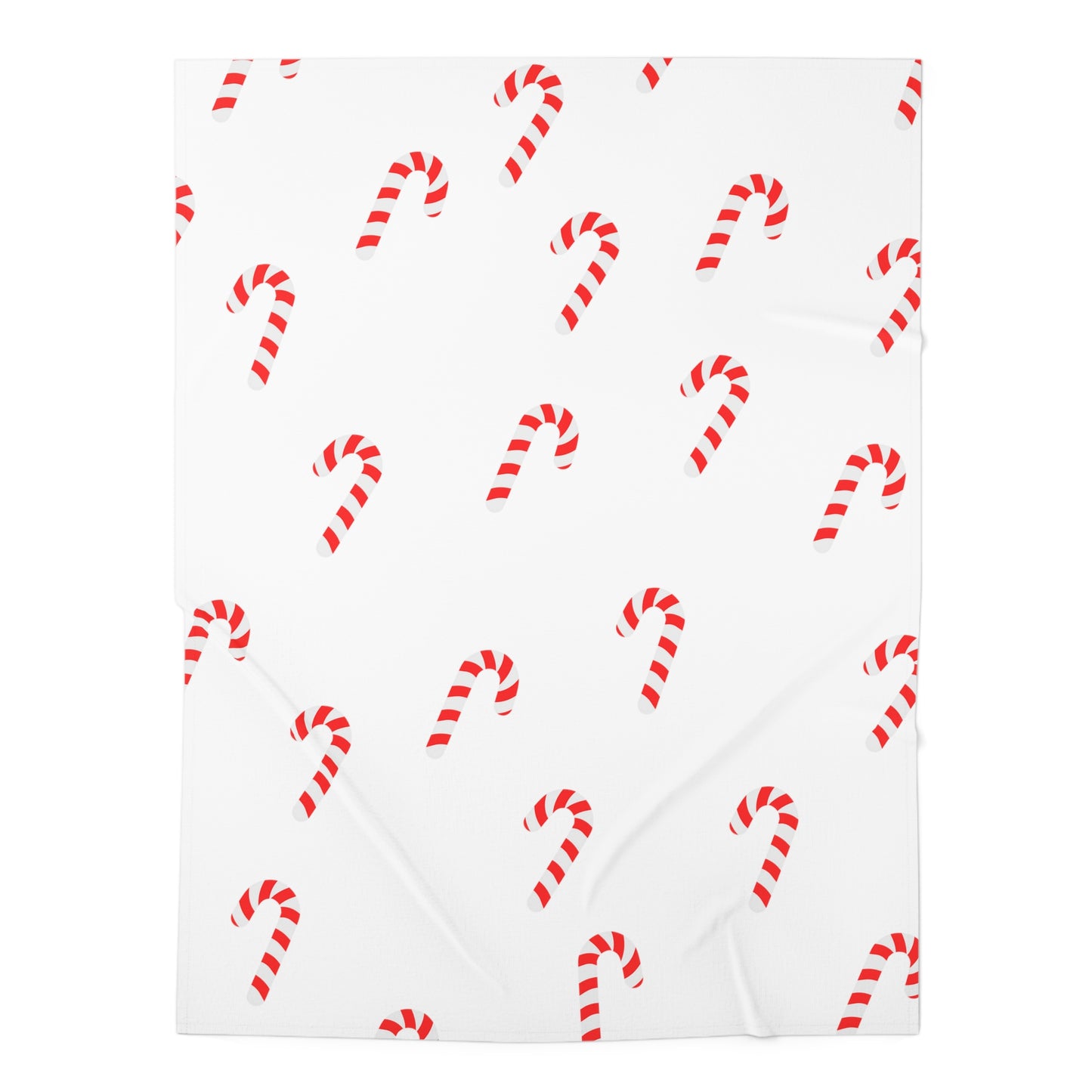 Candy Cane Baby Swaddle Blanket