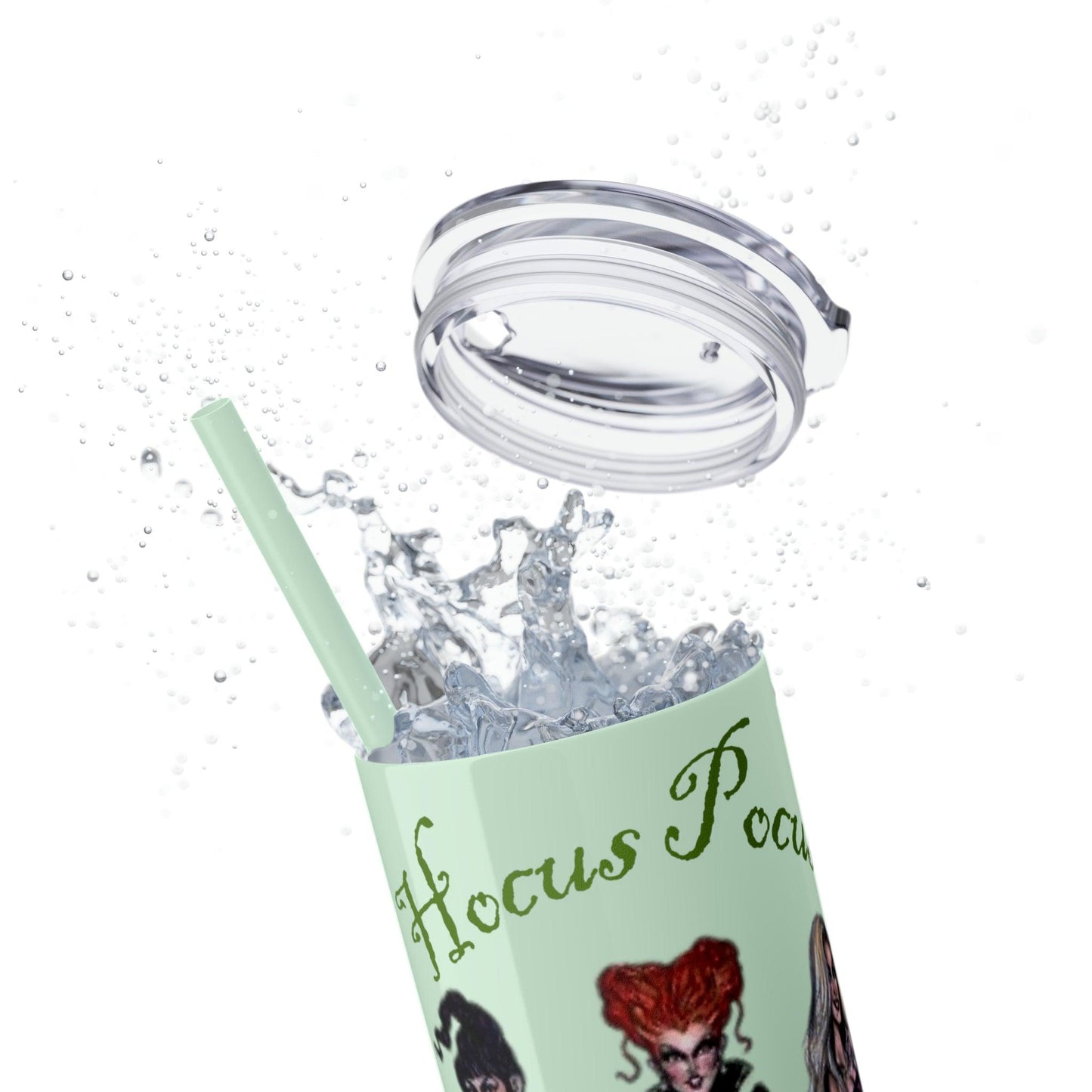 Hocus Pocus Skinny Tumbler with Straw, 20oz - Deeg Family Design