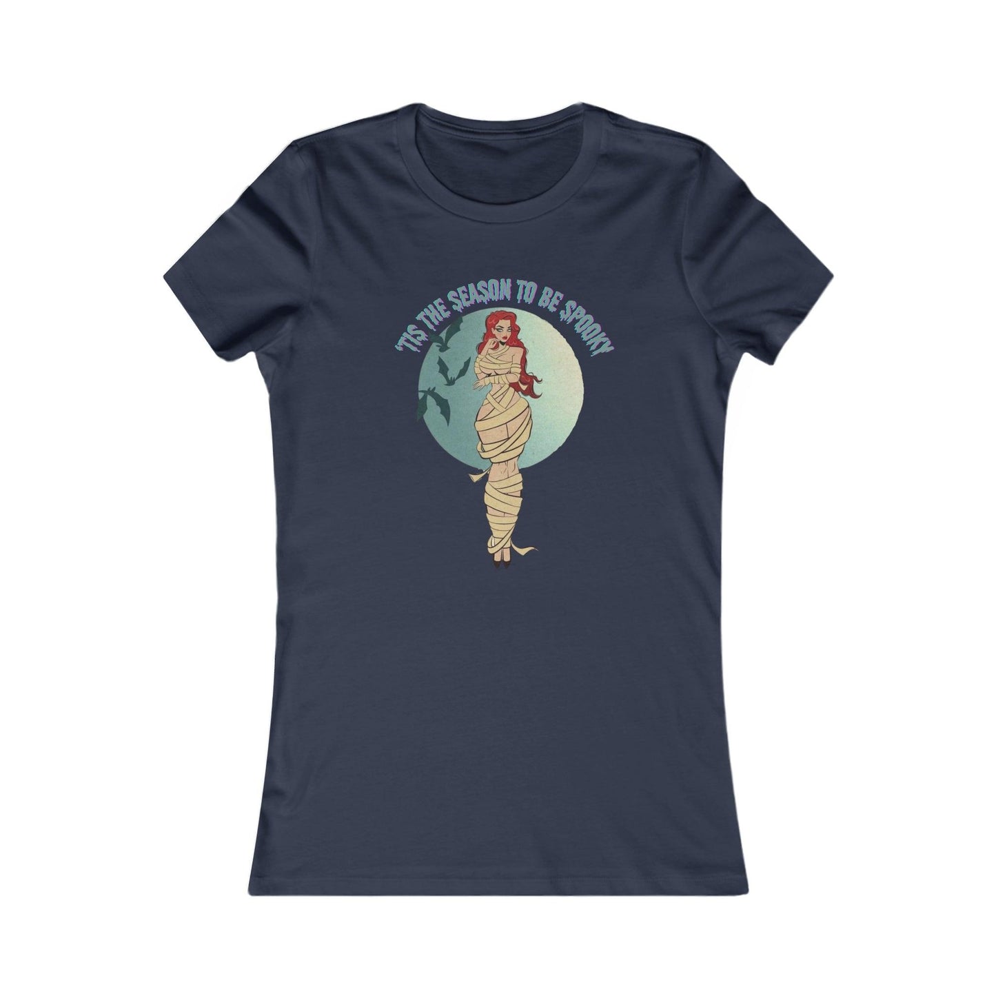 Pin Up Spooky Mummy Women's Tee - Deeg Family Design