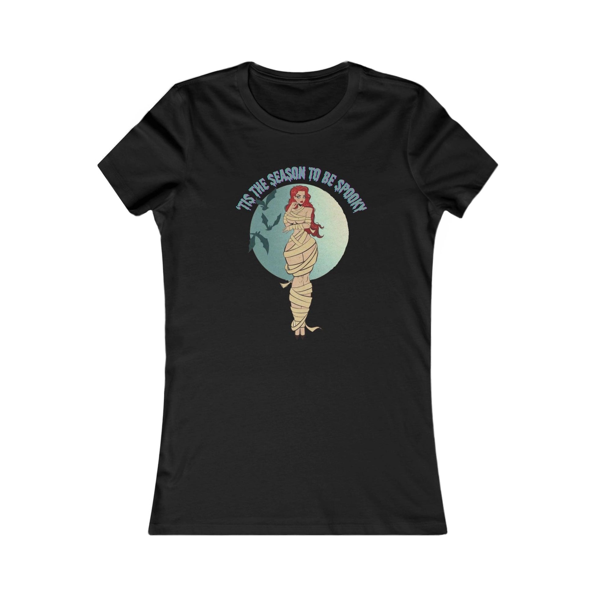 Pin Up Spooky Mummy Women's Tee - Deeg Family Design