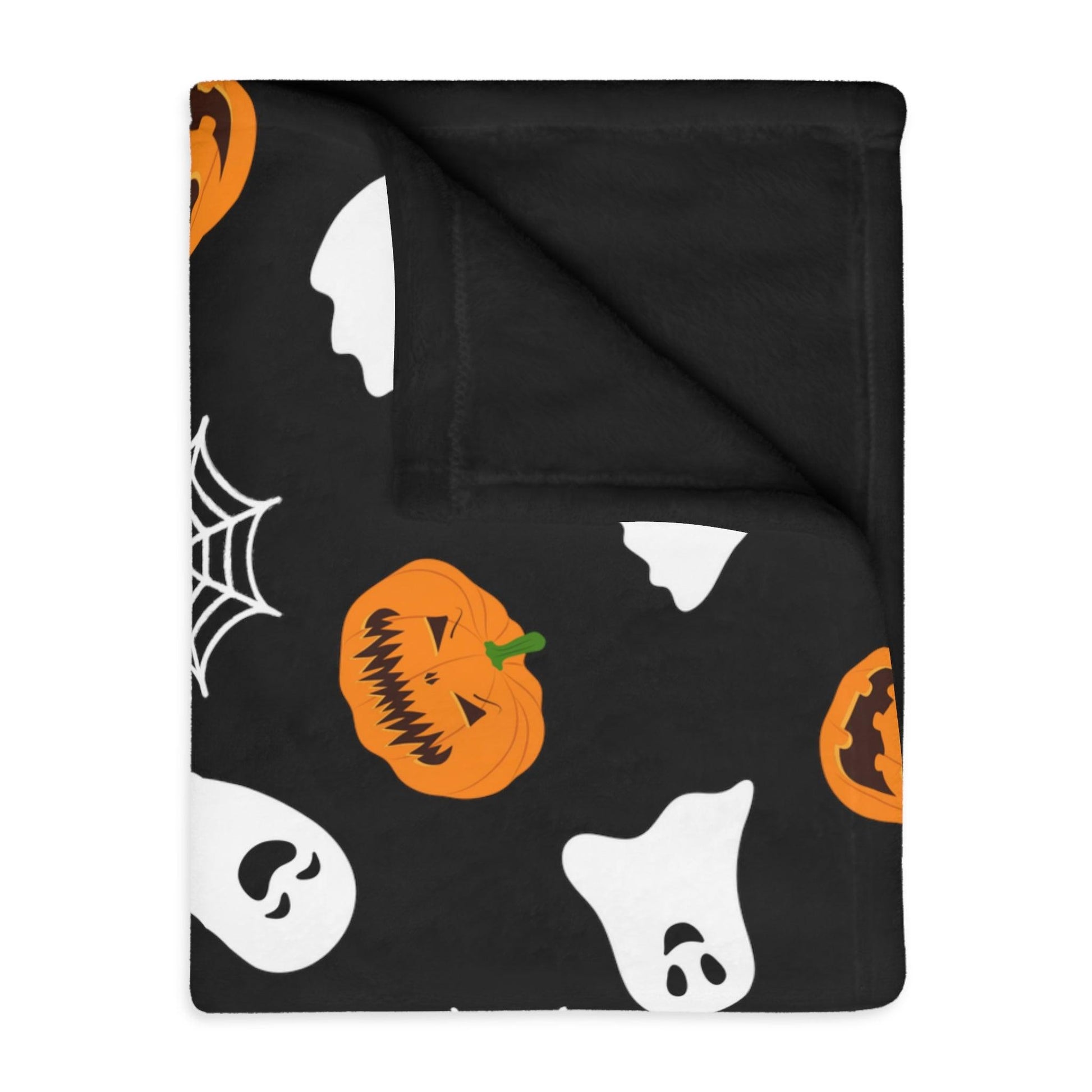 Cute Halloween Velveteen Minky Blanket - Deeg Family Design