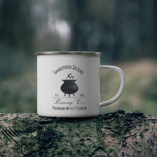 Sanderson Sister Brewing Co. Enamel Camping Mug - Deeg Family Design