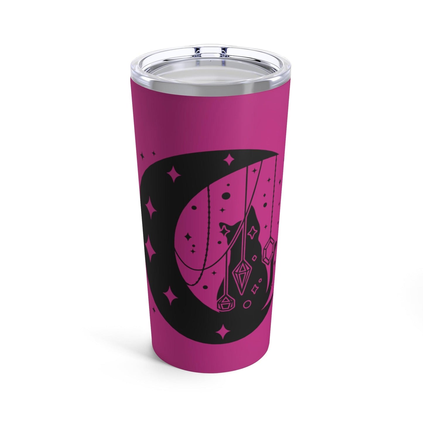 Crystal Moon Cat Tumbler 20oz - Deeg Family Design