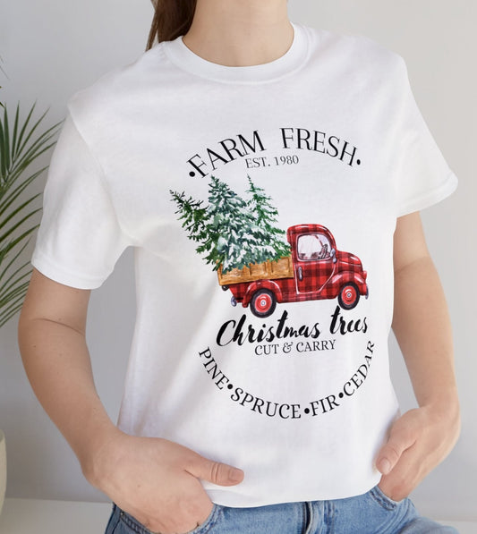 Christmas Tree Farm Adult Tee