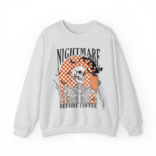 Nightmare Before Coffee Adult Sweatshirt - Deeg Family Design