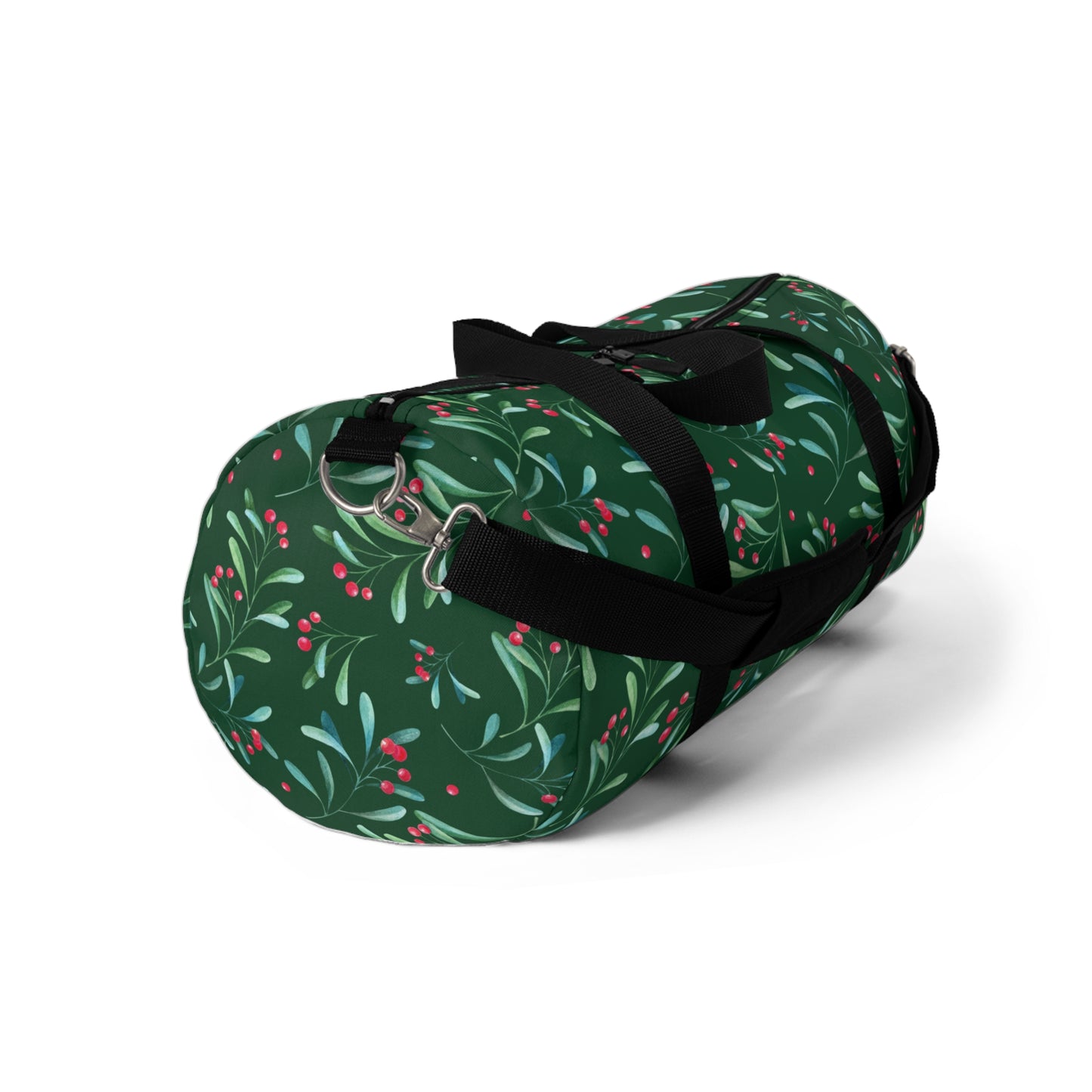 Green Holly Berry Duffel Bag