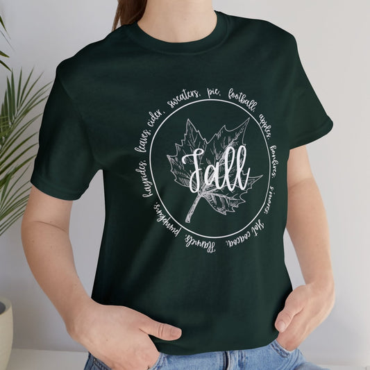 Fall circle Adult Tee