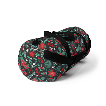 Winter Floral Duffel Bag