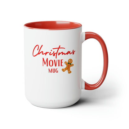 Christmas Movie Two-Tone Coffee Mugs, 15oz