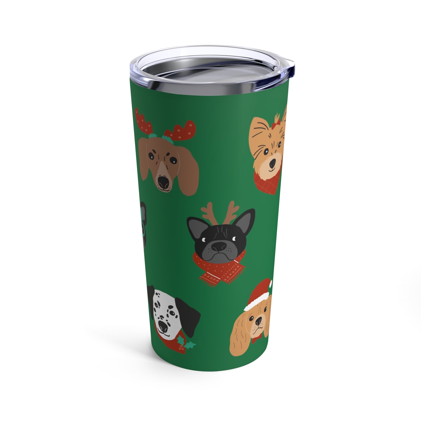 Christmas Dog Tumbler 20oz