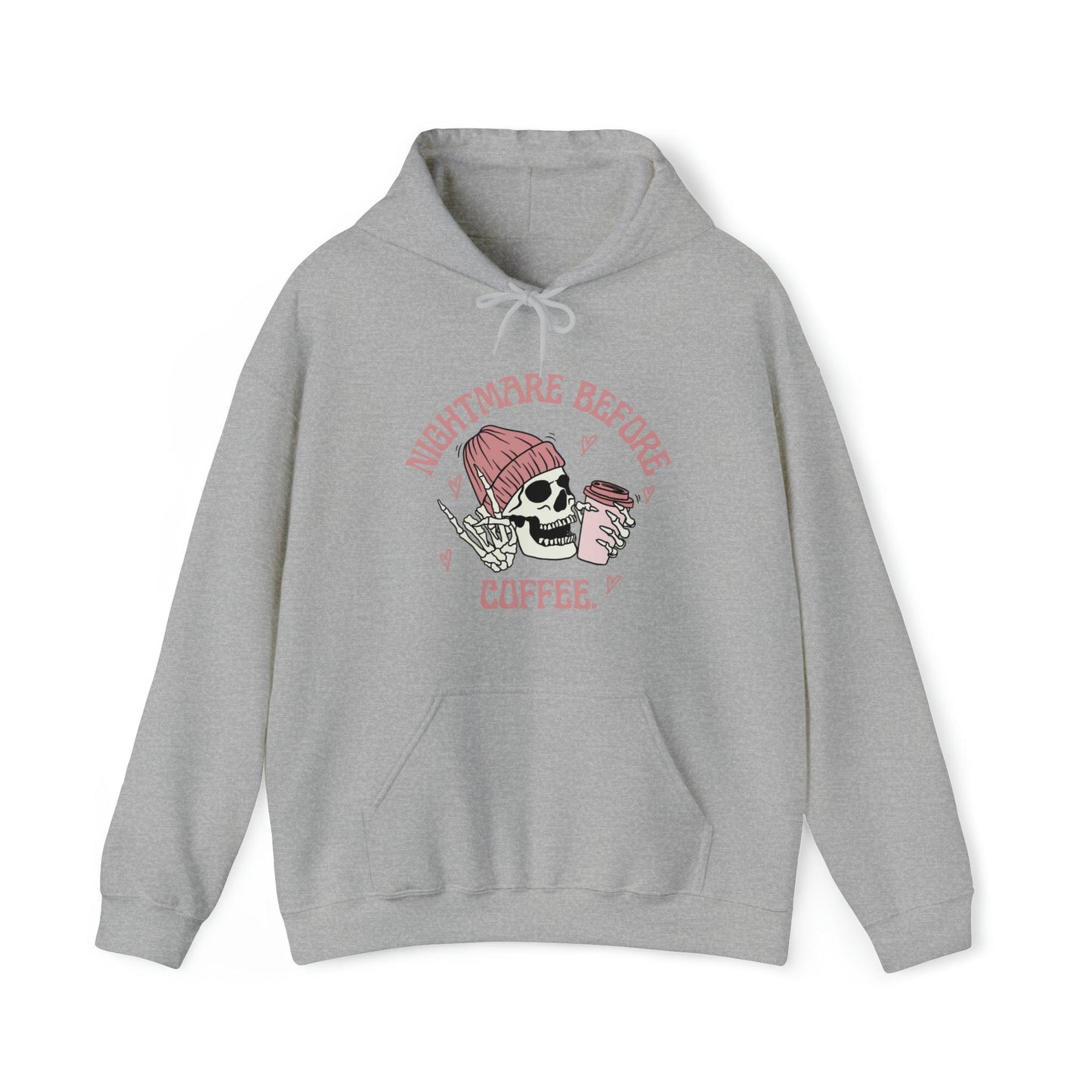 Nightmare Before Coffee Adult Hoodie - Deeg Family Design