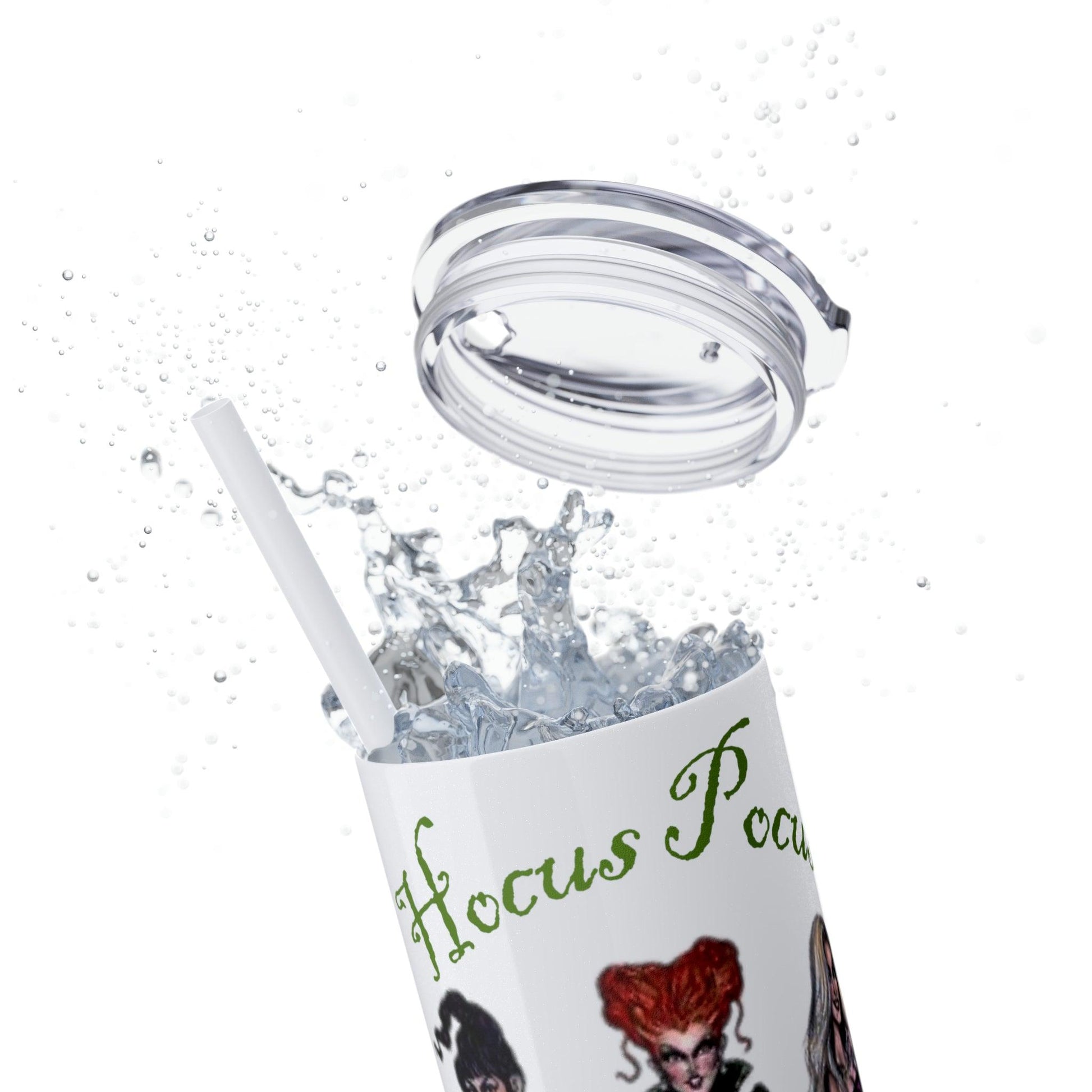 Hocus Pocus Skinny Tumbler with Straw, 20oz - Deeg Family Design