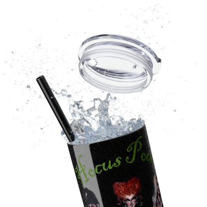 Hocus Pocus Skinny Tumbler with Straw, 20oz - Deeg Family Design