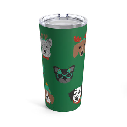 Christmas Dog Tumbler 20oz