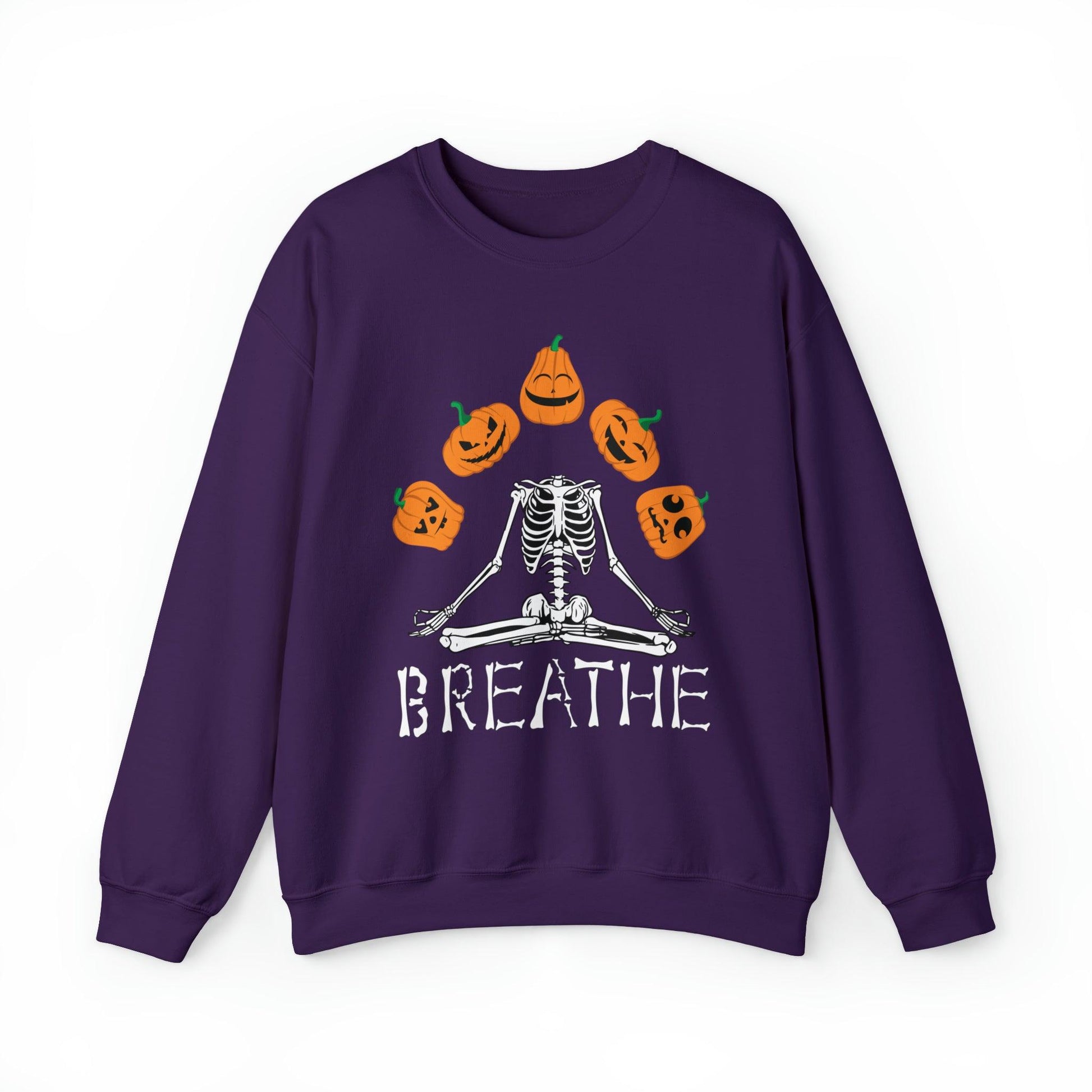 Breathe Skeleton Adult Sweatshirt - Deeg Family Design