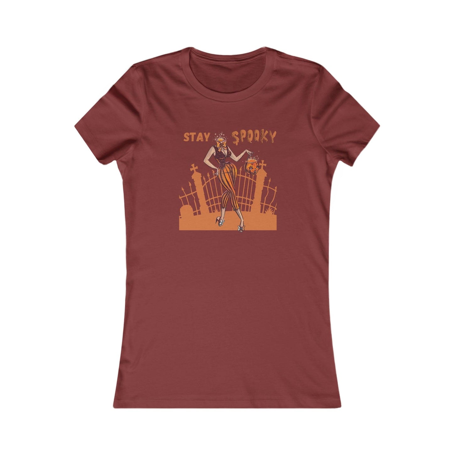 Pin Up Stay Spooky Women's Tee - Deeg Family Design