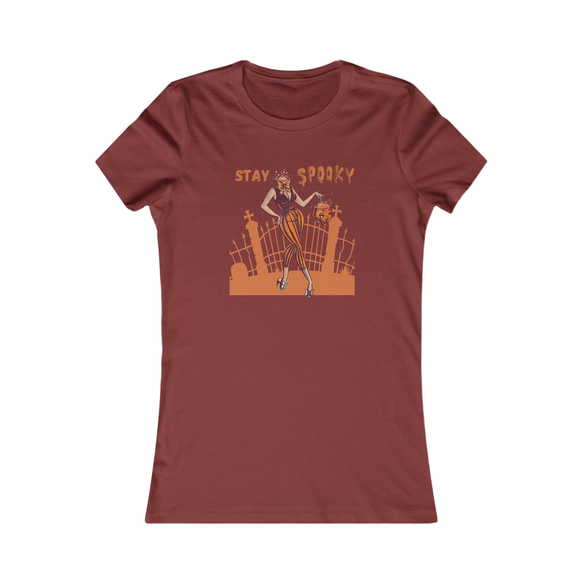 Pin Up Stay Spooky Women's Tee - Deeg Family Design