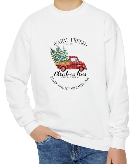 Christmas Tree Farm Youth Crewneck Sweatshirt