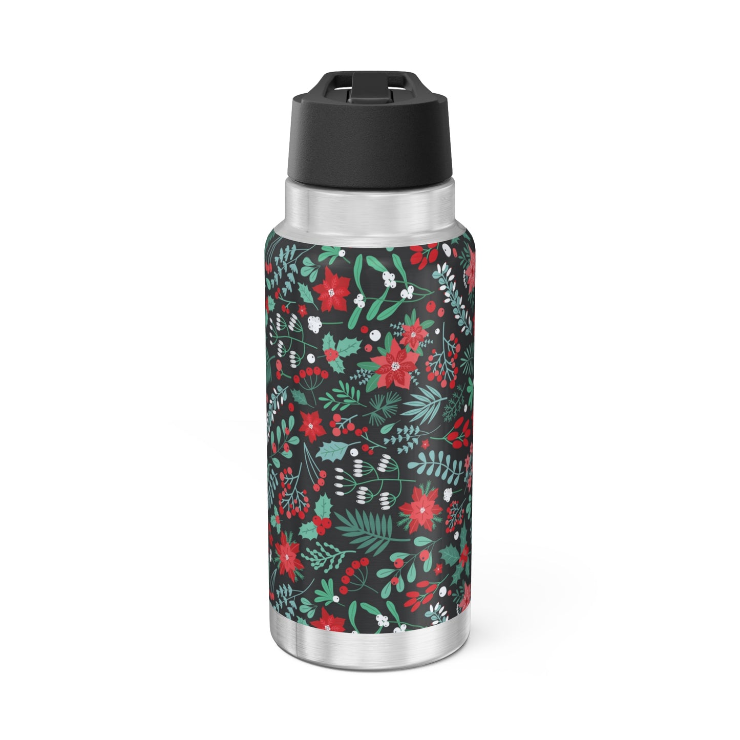 Winter Floral Gator Tumbler, 32oz