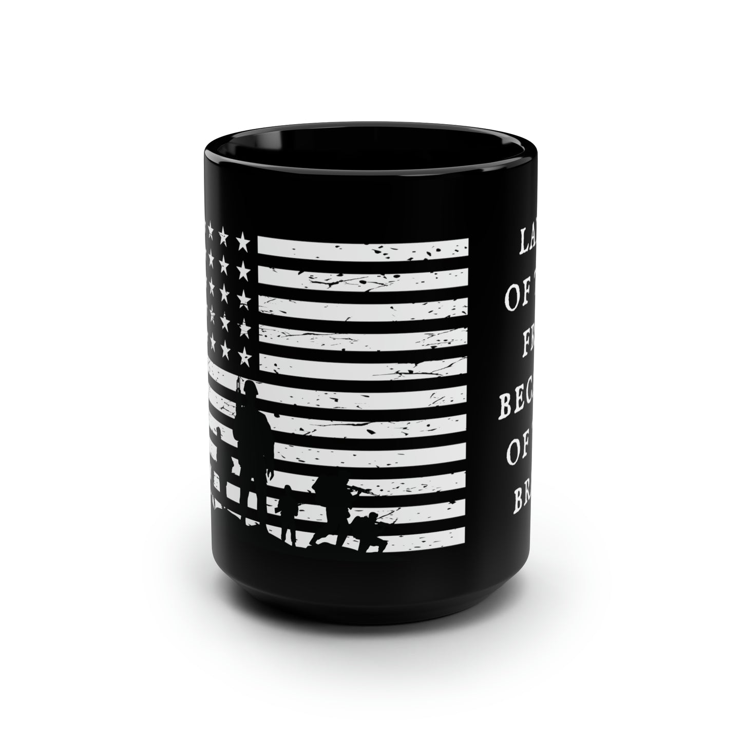 Veterans Day Black Mug, 15oz