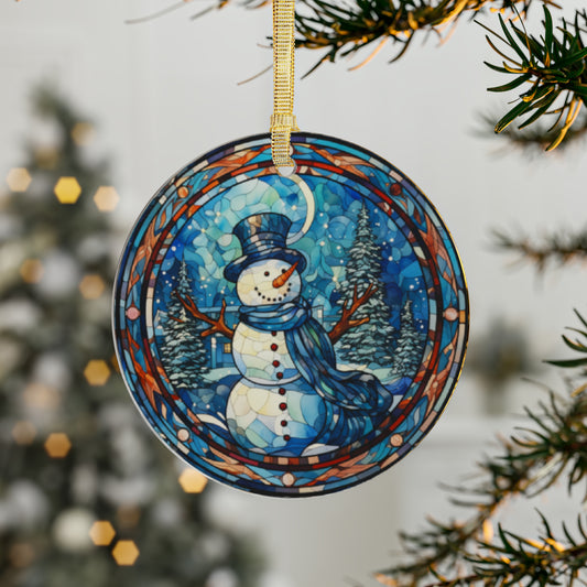 Snowman Acrylic Ornaments