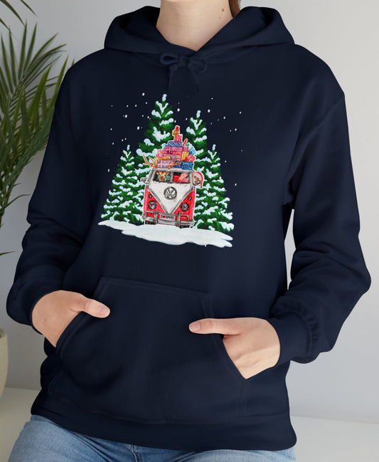 Christmas Scene Adult Hoodie