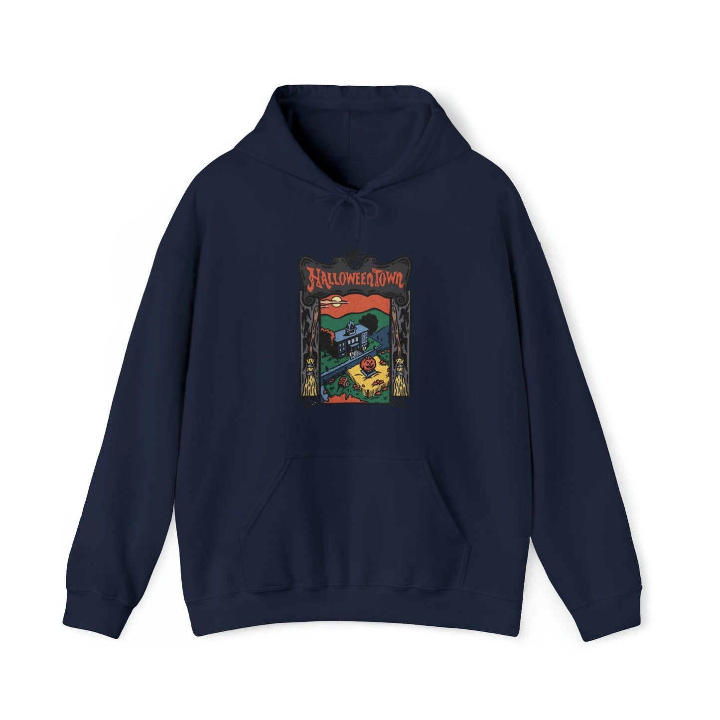 Halloweentown Arch Adult Hoodie - Deeg Family Design