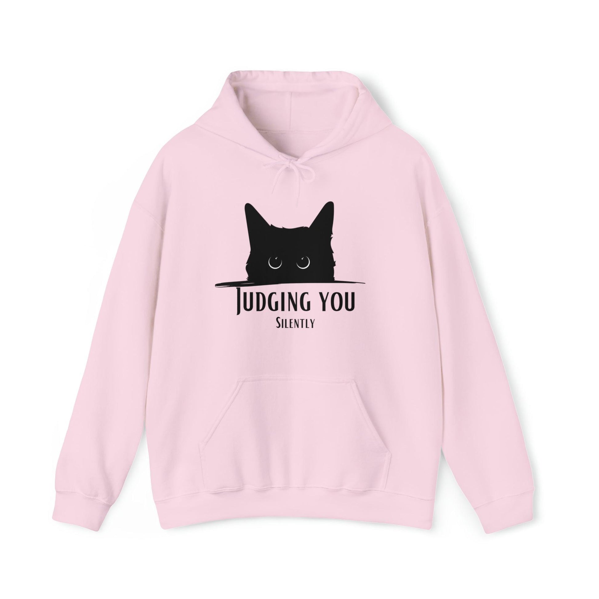 Judging You Cat Adult Hoodie - Deeg Family Design