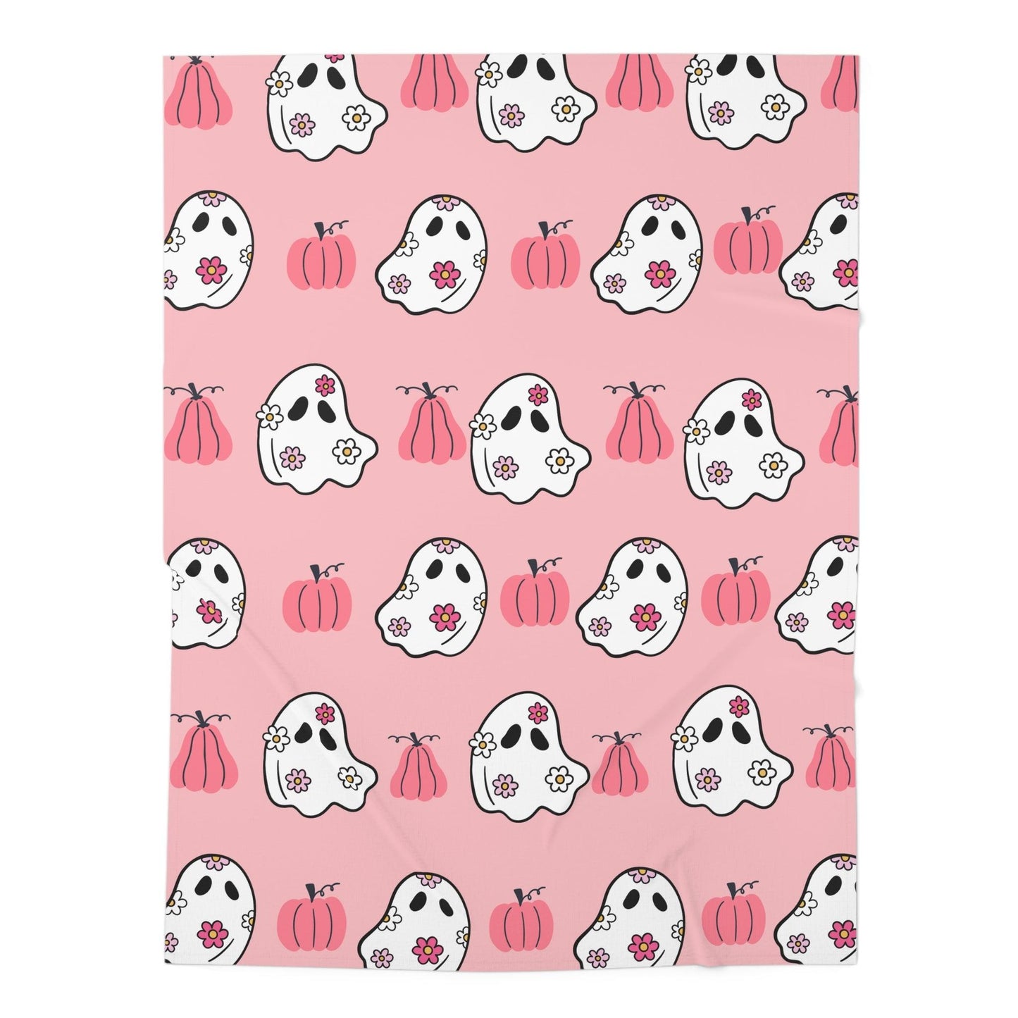 Pink Ghost Baby Swaddle Blanket - Deeg Family Design