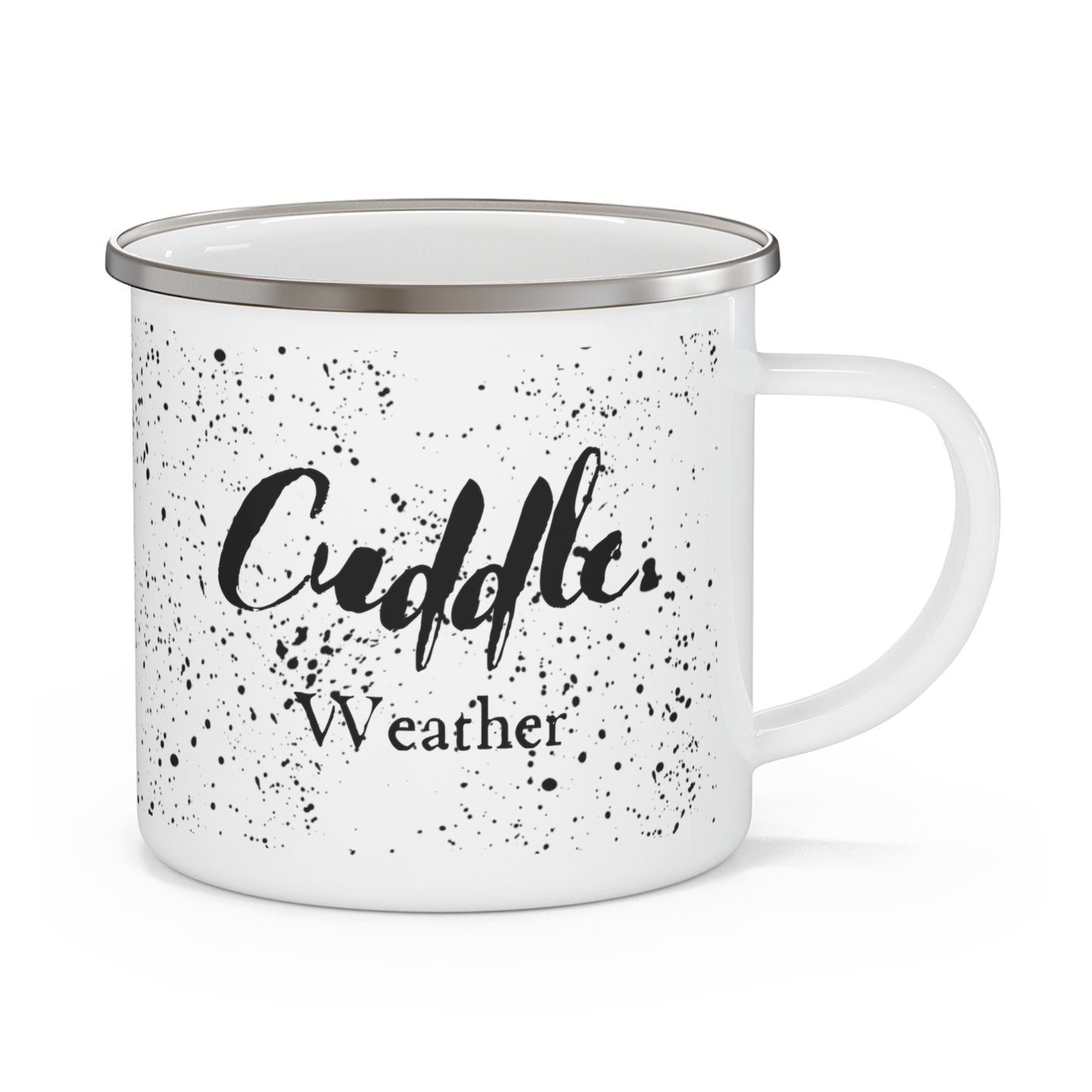 Cuddle Weather Enamel Camping Mug