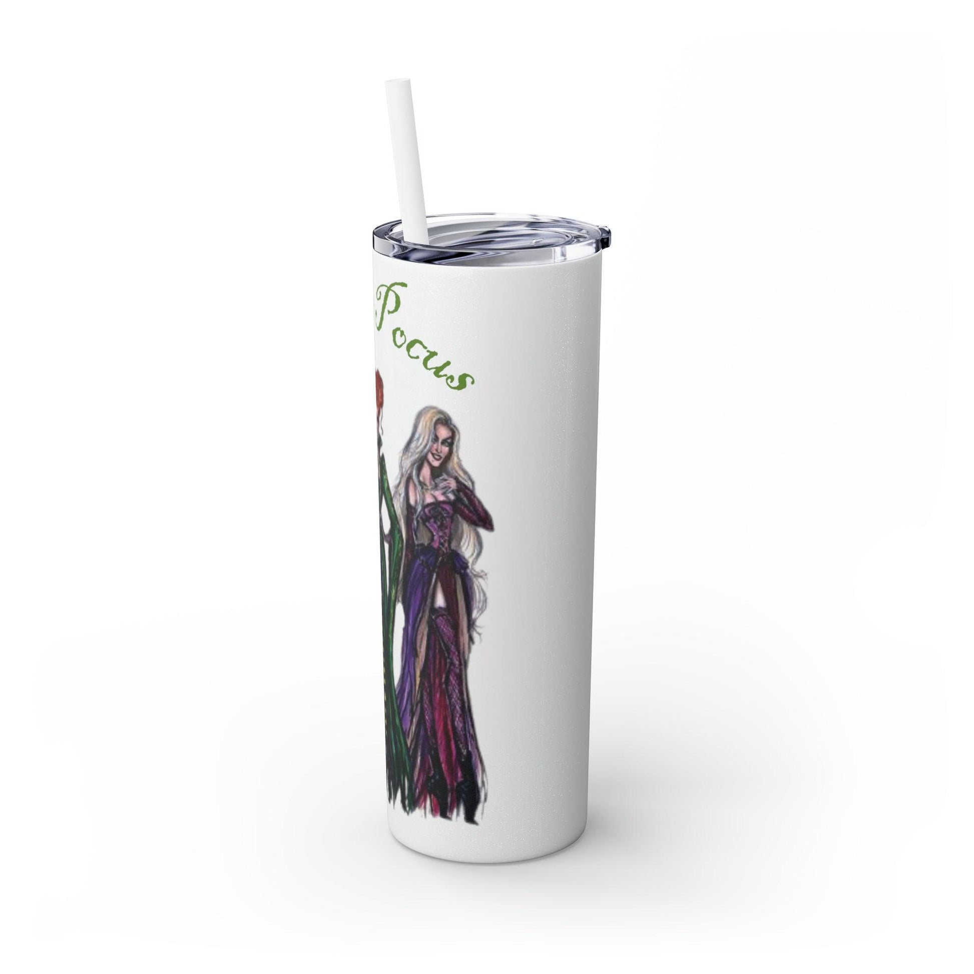 Hocus Pocus Skinny Tumbler with Straw, 20oz - Deeg Family Design