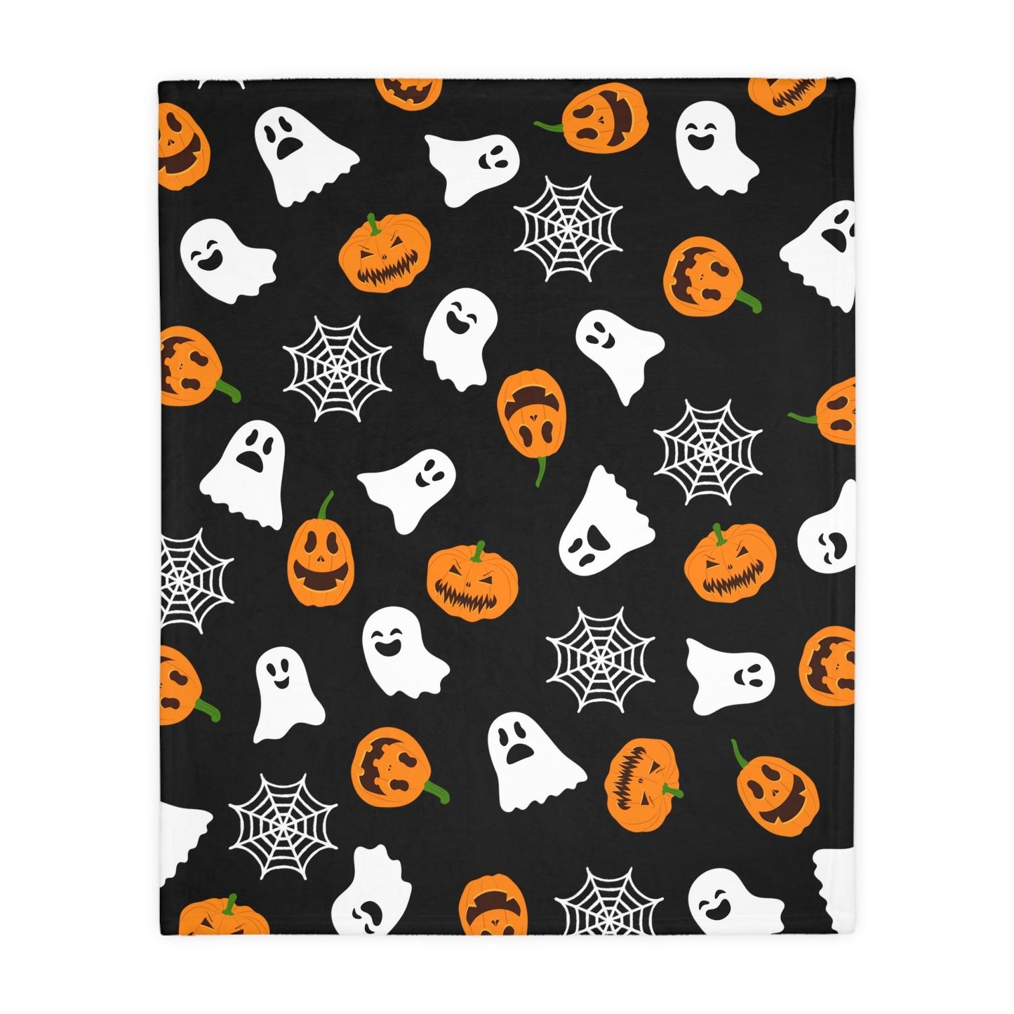 Cute Halloween Velveteen Minky Blanket - Deeg Family Design