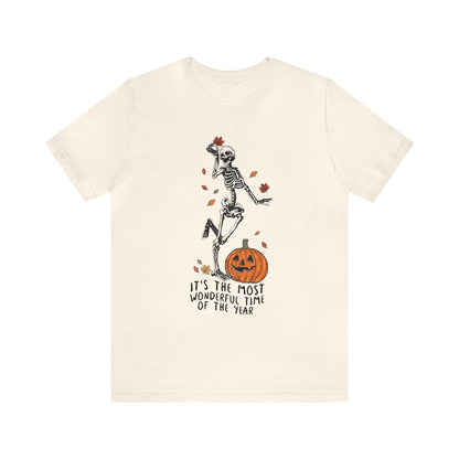 Tis The Season Skeleton Adult Tee