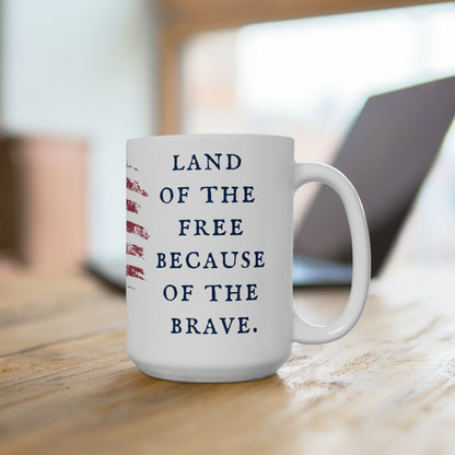 American flag Ceramic Mug 15oz