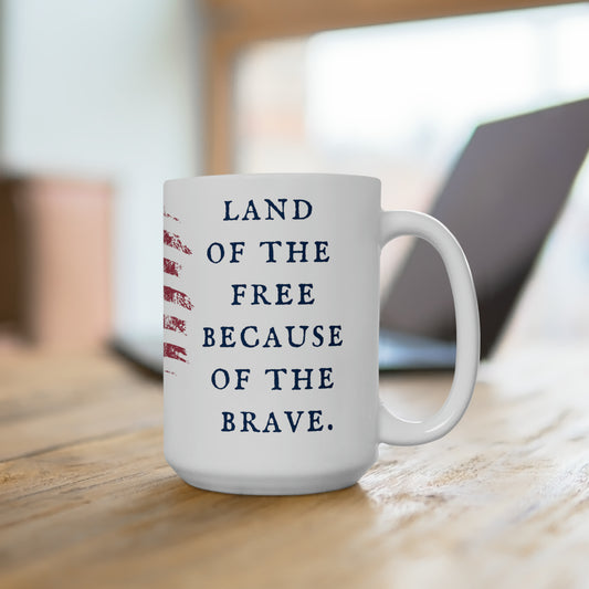 American flag Ceramic Mug 15oz