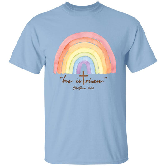 He is risen rainbow Youth tee