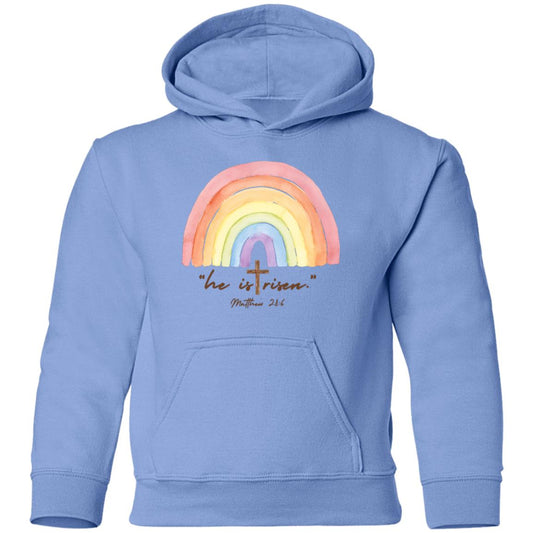 He is risen rainbow Youth Hoodie