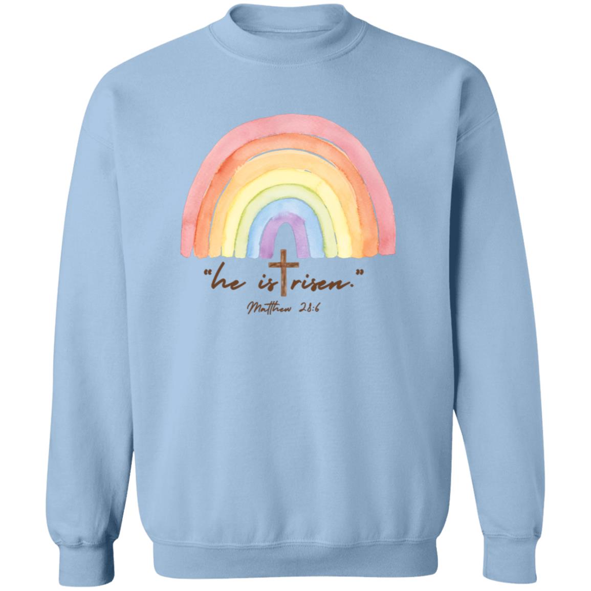 He is risen rainbow Adult Sweatshirt