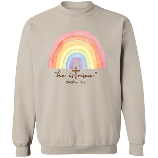 He is risen rainbow Adult Sweatshirt