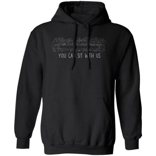 You can sit with us Adult Hoodie