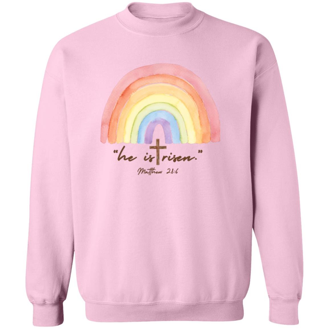 He is risen rainbow Adult Sweatshirt