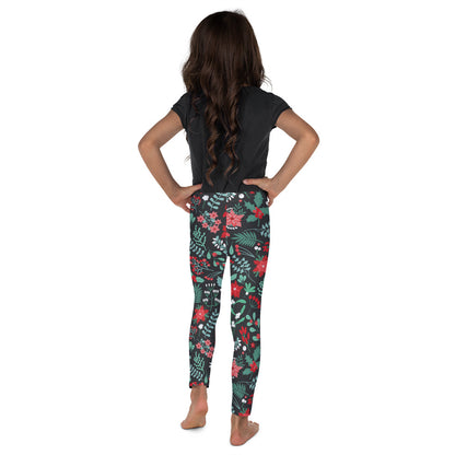 Winter Floral Kid's Leggings