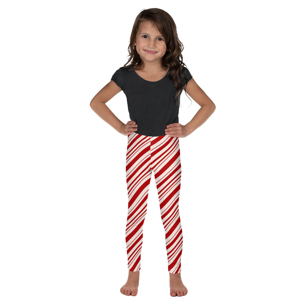 Candy Cane Stripe Kid's Leggings