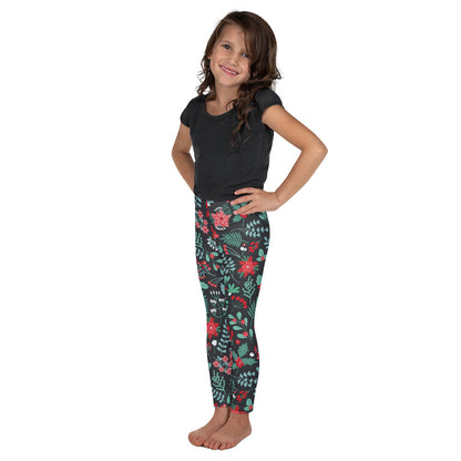 Winter Floral Kid's Leggings