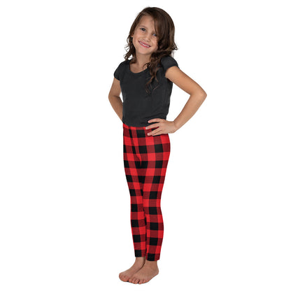 Red Buffalo Plaid Kid's Leggings