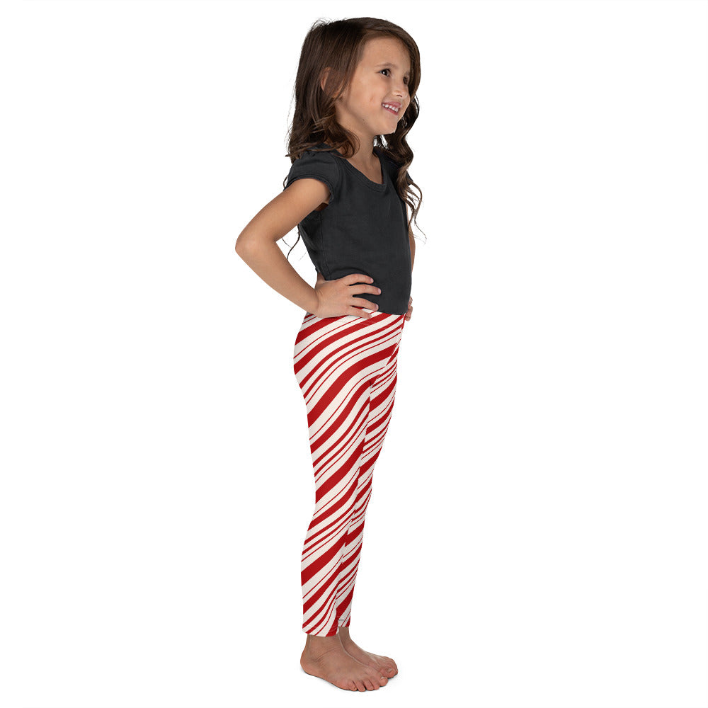 Candy Cane Stripe Kid's Leggings