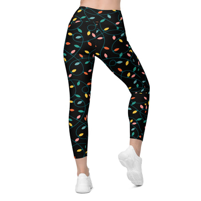 Christmas Light Leggings with pockets