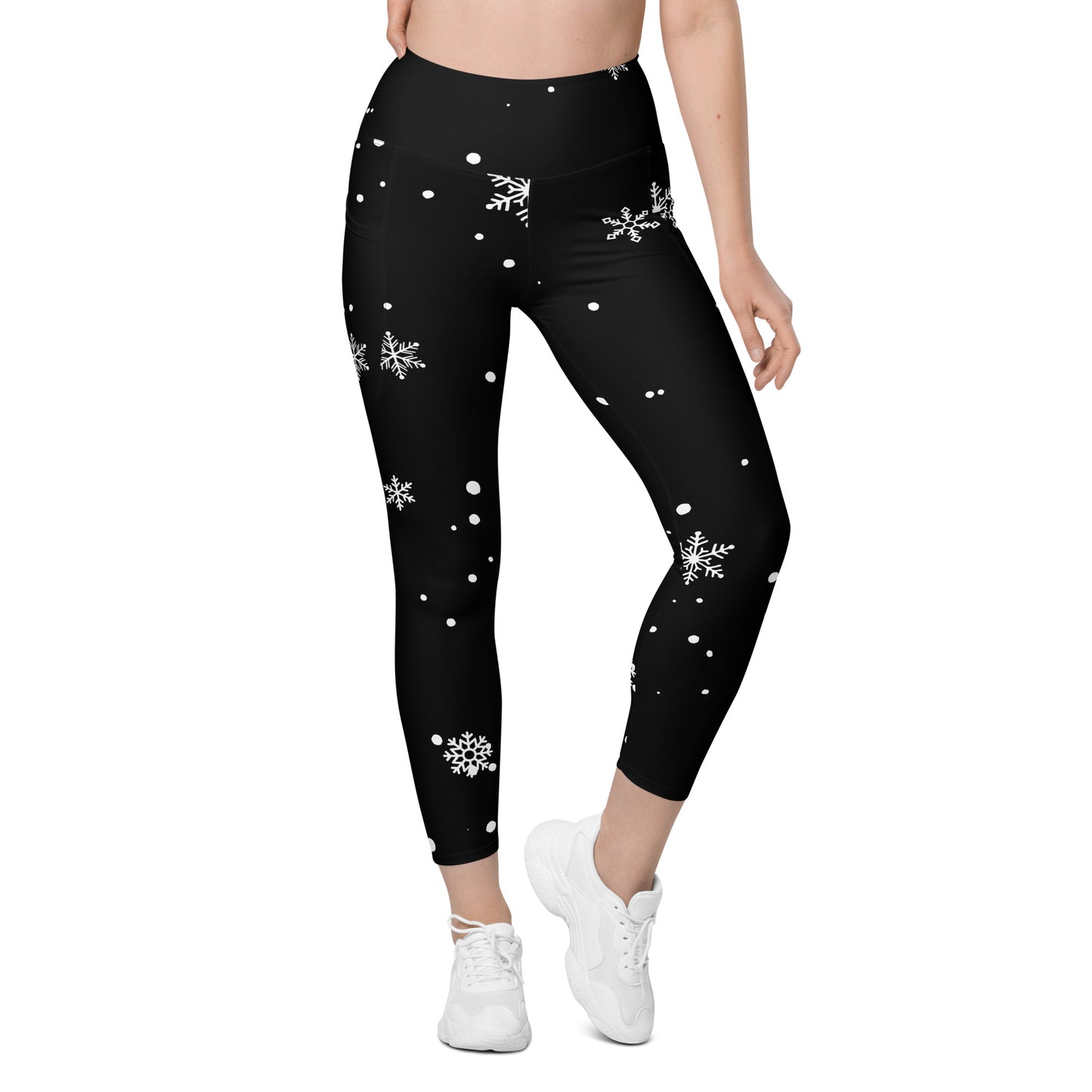 Black Snow Leggings with pockets