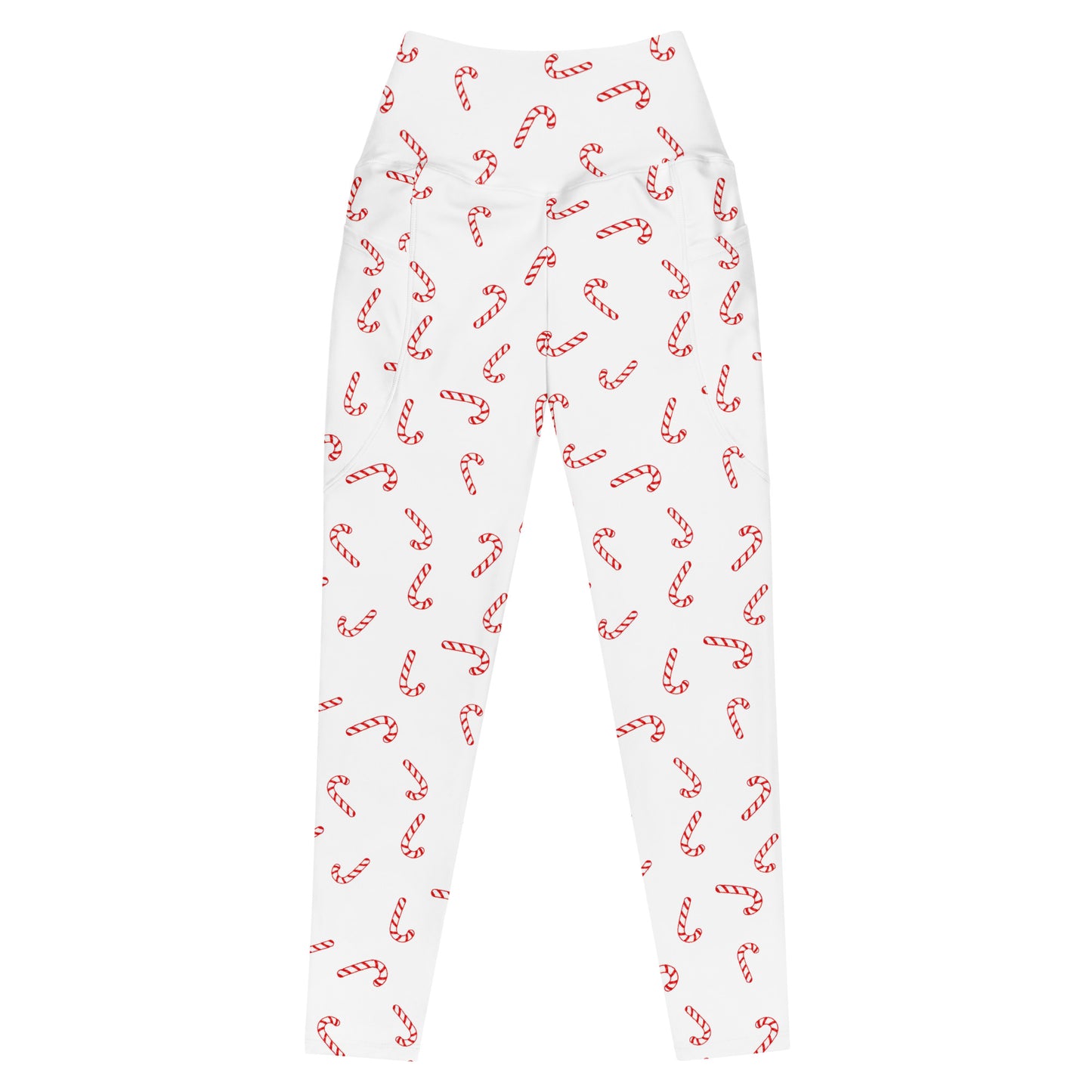 Candy Cane Leggings with pockets